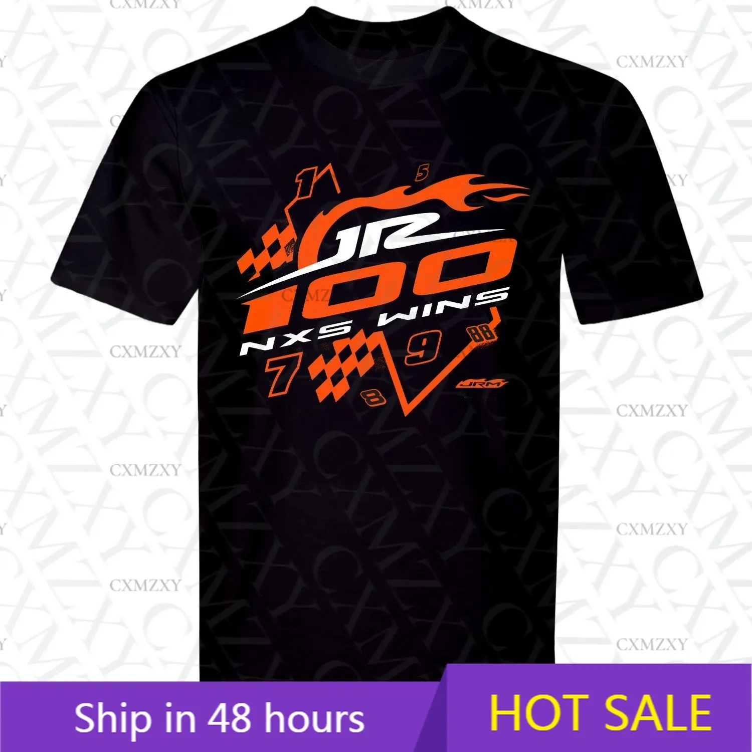 

JR Motorsports 100 Wins Xfinity Series T-Shirt Black