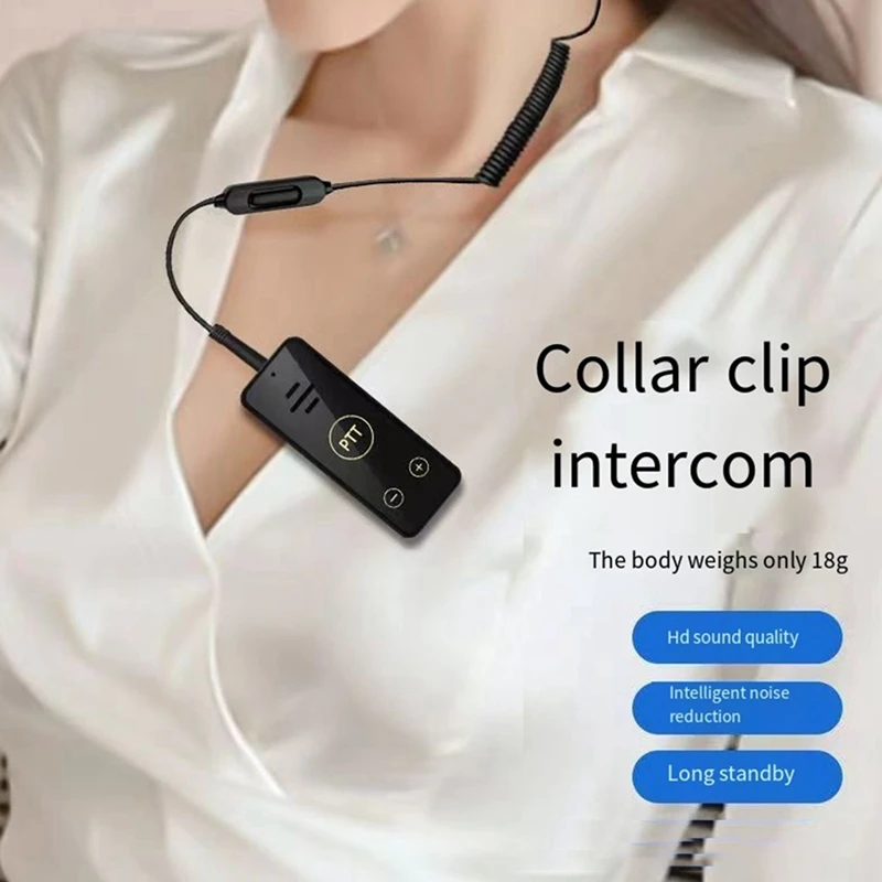 Citofono piccolo Mini citofono con auricolare citofono Wireless con suono esterno adatto per ristoranti di saloni di bellezza