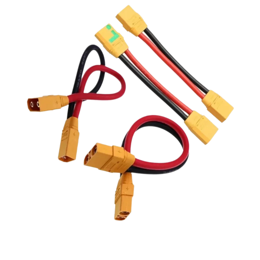 XT90 XT90-S Anti-Spark Female to XT90 Male Female Adapter Charging Extension Cable Silicone 10AWG for RC Model Parts