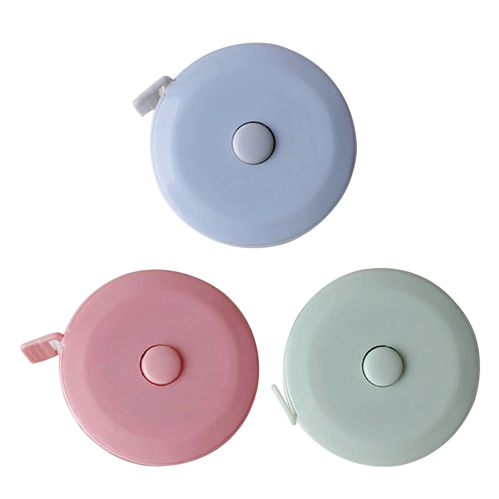 1Pcs 150cm Tape Measures Portable Retractable Ruler Children Height Ruler Centimeter Inch Roll Tape Sewing Tailor