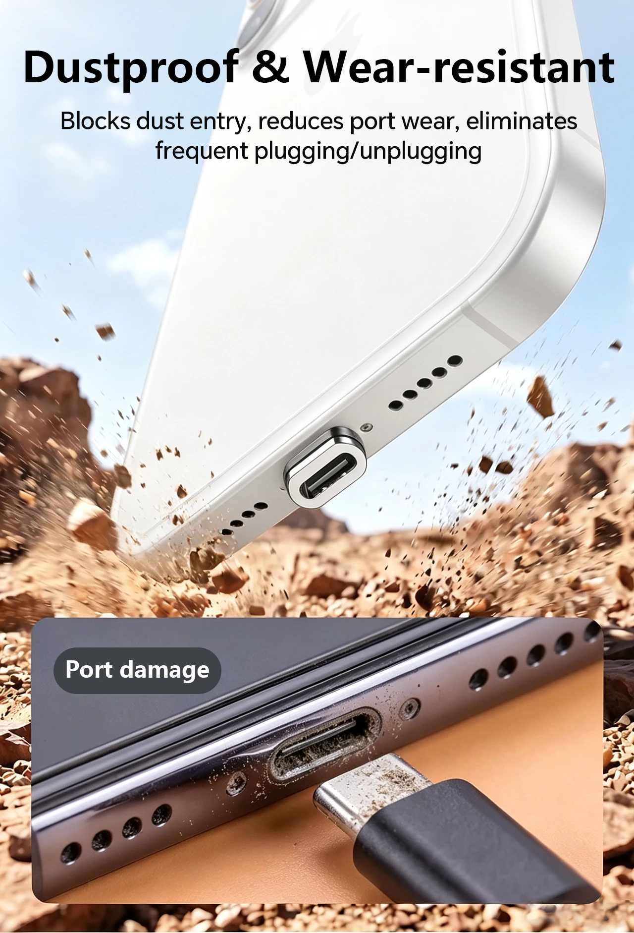 PD 240W USB-C Magnetisches Datenkabel USB Typ C Ladekabel 3-in-1 Schnellladegerät USB-C Kabel für iPhone 17 16 15 Huawei Datenkabel – Detail 5