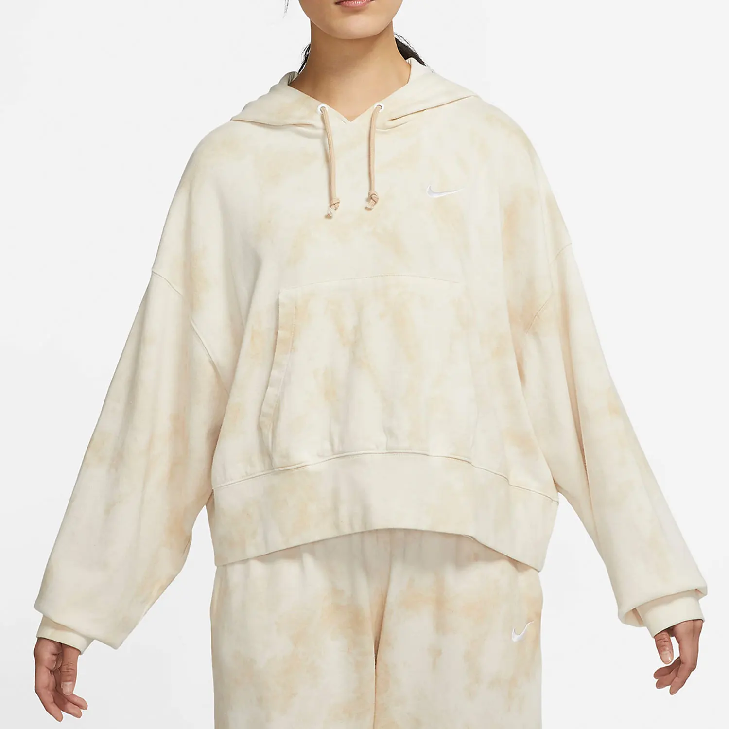 Nike genuine SPORTSWEAR women's knitted tie dye hooded sweatshirt DM6717-126