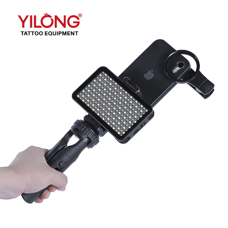 

YILONG Professional Tattoo Fill Light Kit With 52mm Cpl For Cellphone Lens Circular Polarizing Filter Compatible Any Phone