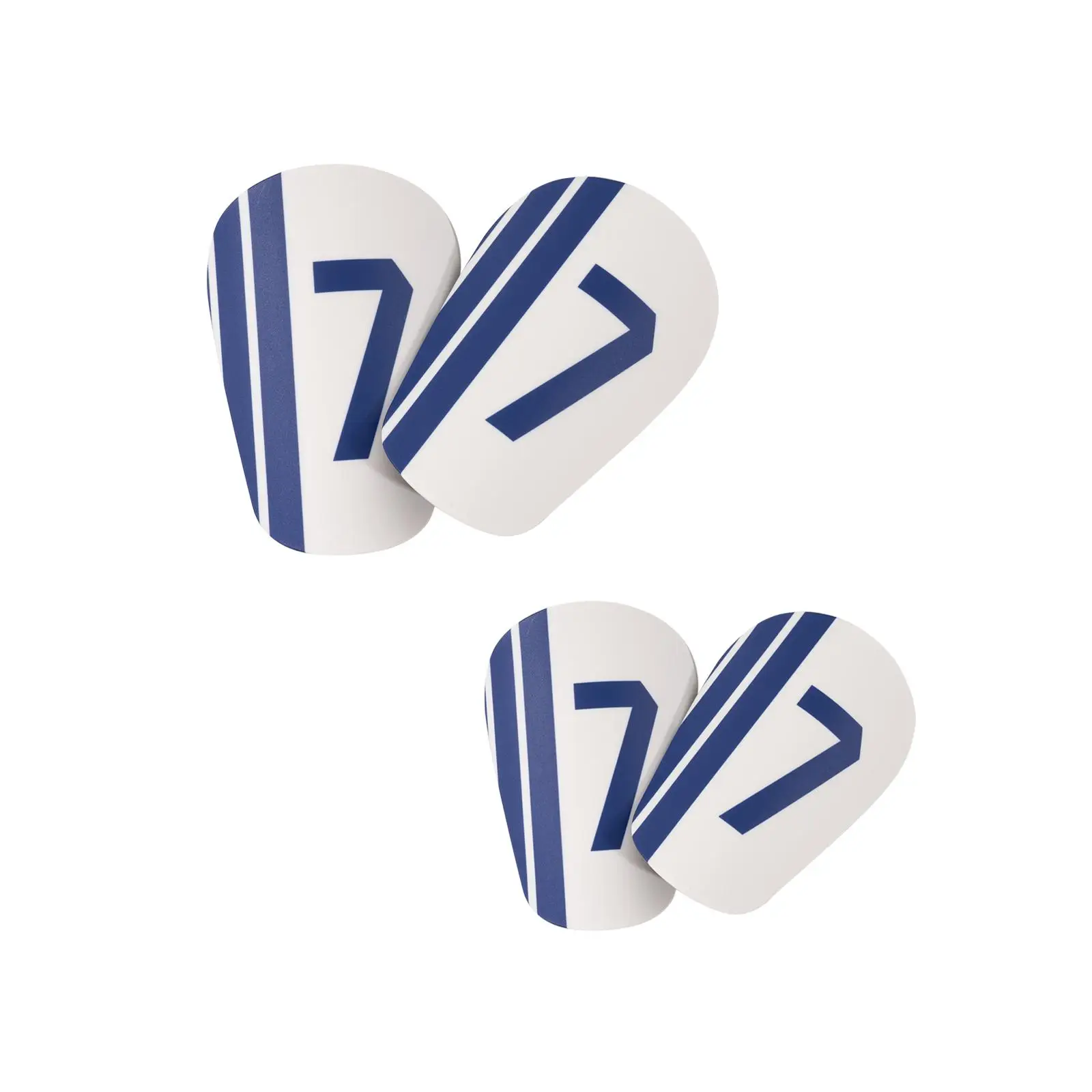 2 Pieces Football Shin Guards Portable Lightweight Sport Leg Protective Gear for