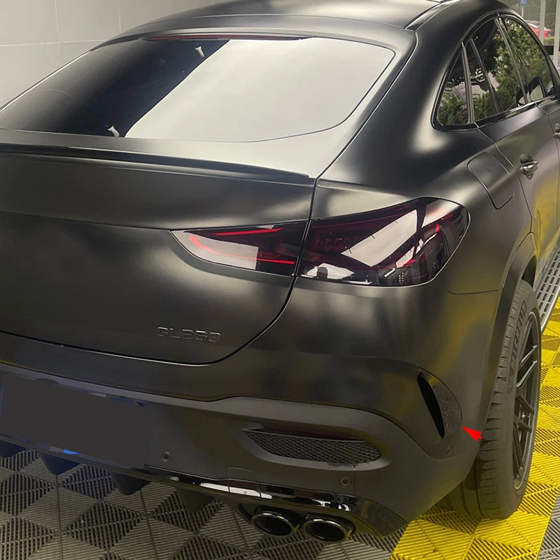 Rear Side Canard Fin Spoiler Splitters Air Vent Air Inlet Trim Carbon Fiber Pattern For Mercedes Benz GLE Coupe W167 C167