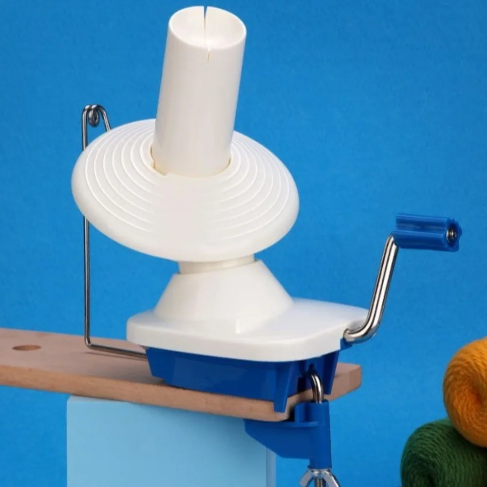 Cable Winder Hand Operated Manual Wool Ball Winder DIY Portable Handheld Winder Machine Plastic Swift Yarn Winder Sewing Making