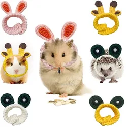 Cute Small Animal Knitted Hat Hamster Guinea Pig Hats Costume Mini Small Pet Items Parrot Funny Headwear Pet Accessories