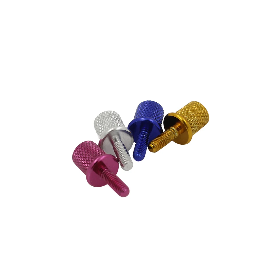 Turning Anodizing Knurled Thumb Aluminum Machine Screws