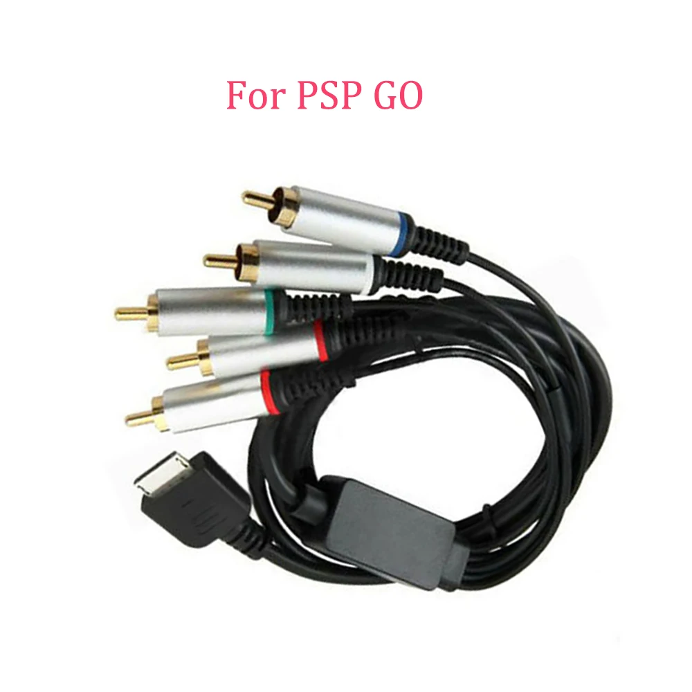 

10 PCS Component Cable AV Cable For PlayStation Portable PSP GO HD-TV Audio Video AV Cable Component Extension Cable