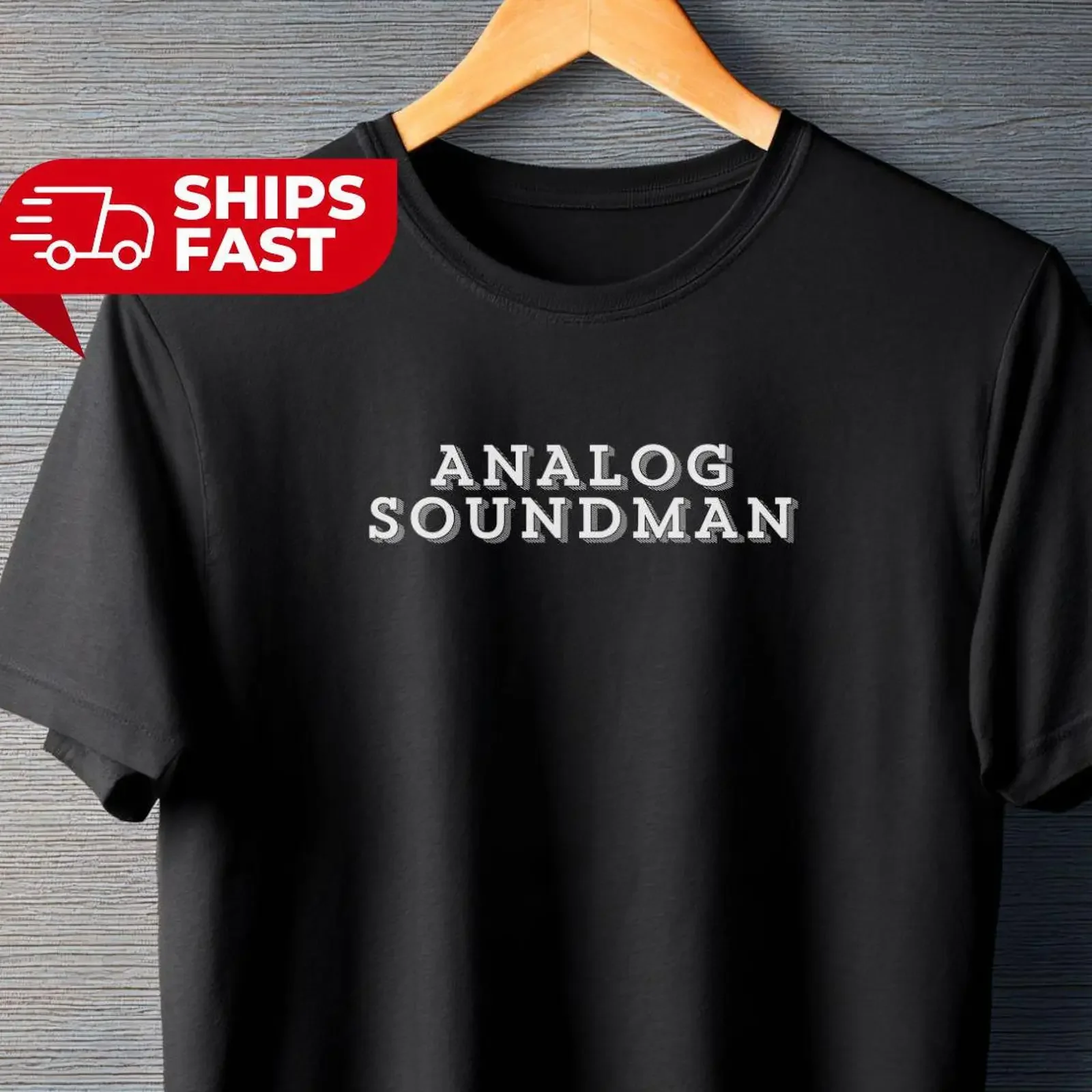 Analog Soundman Vintage T Shirt Audio Engineer Old School Mixing Console Live Sound Crew for Music Lovers vintage Washed