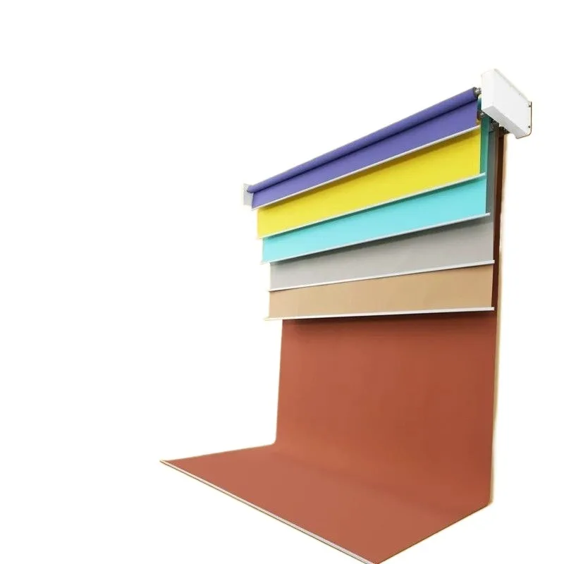 Electric background shaft gantry lift, studio background cloth scroll