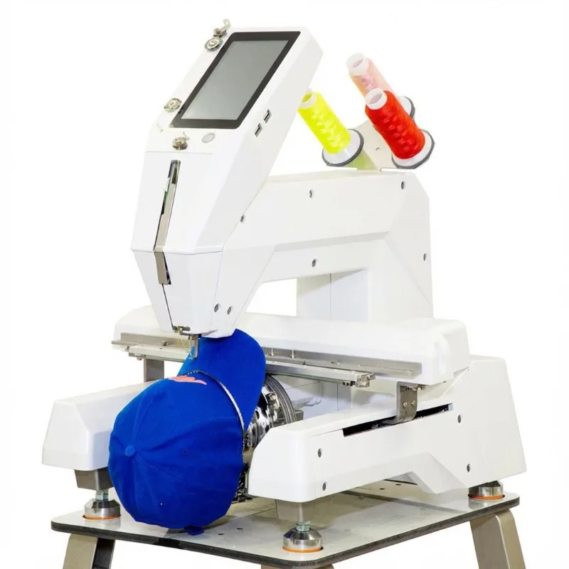 Embroidery fabric computer 1 needle ready-to-wear embroidery + hat embroidery word machine can graffiti small household models