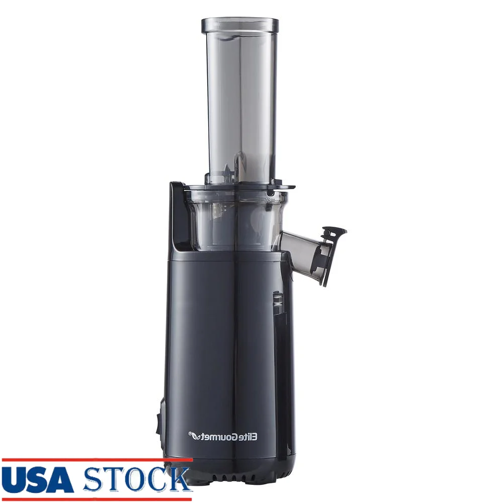 Exprimidor masticador compacto de 150W, Extractor de jugo de prensa en frío de 16oz, separador de pulpa rica en nutrientes, fácil de limpiar, Ideal, espacios pequeños, RVs