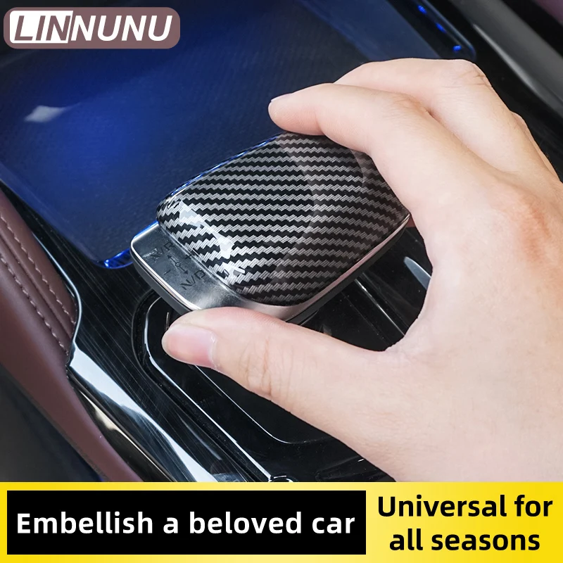 LINNUNU Car Knob Cover fit for Geely Monjaro KX11 Xingyue L Emgrand S/L Haoyue Gear Head Shift Gear Shift Case Car Accessories