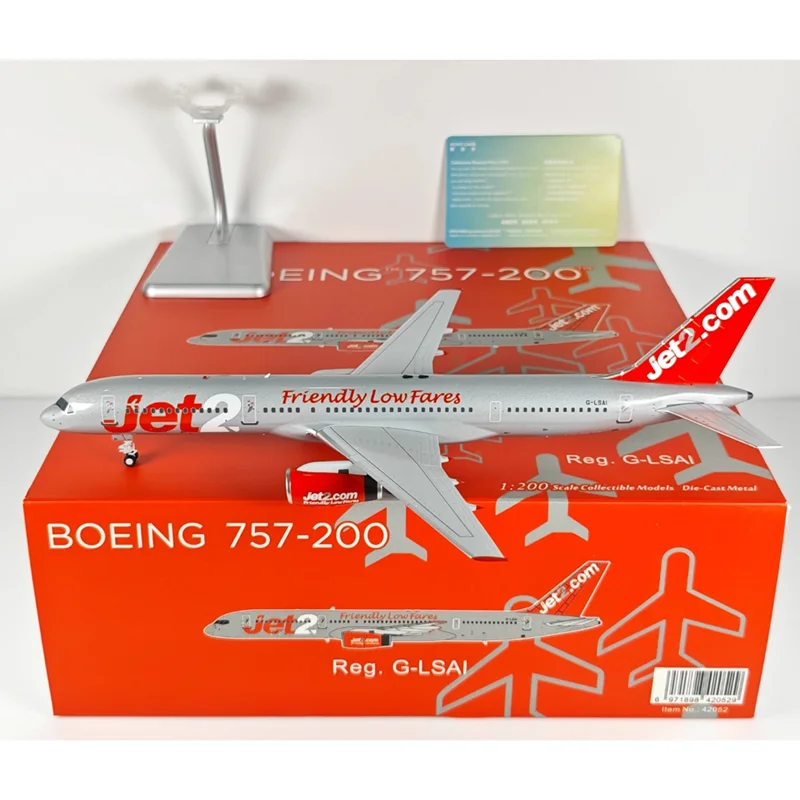 

Модели NG, литье под давлением, масштаб 1/200 Jet2 B757-200 G-LSAI, модель самолета из сплава, игрушка, коллекционное декоративное украшение