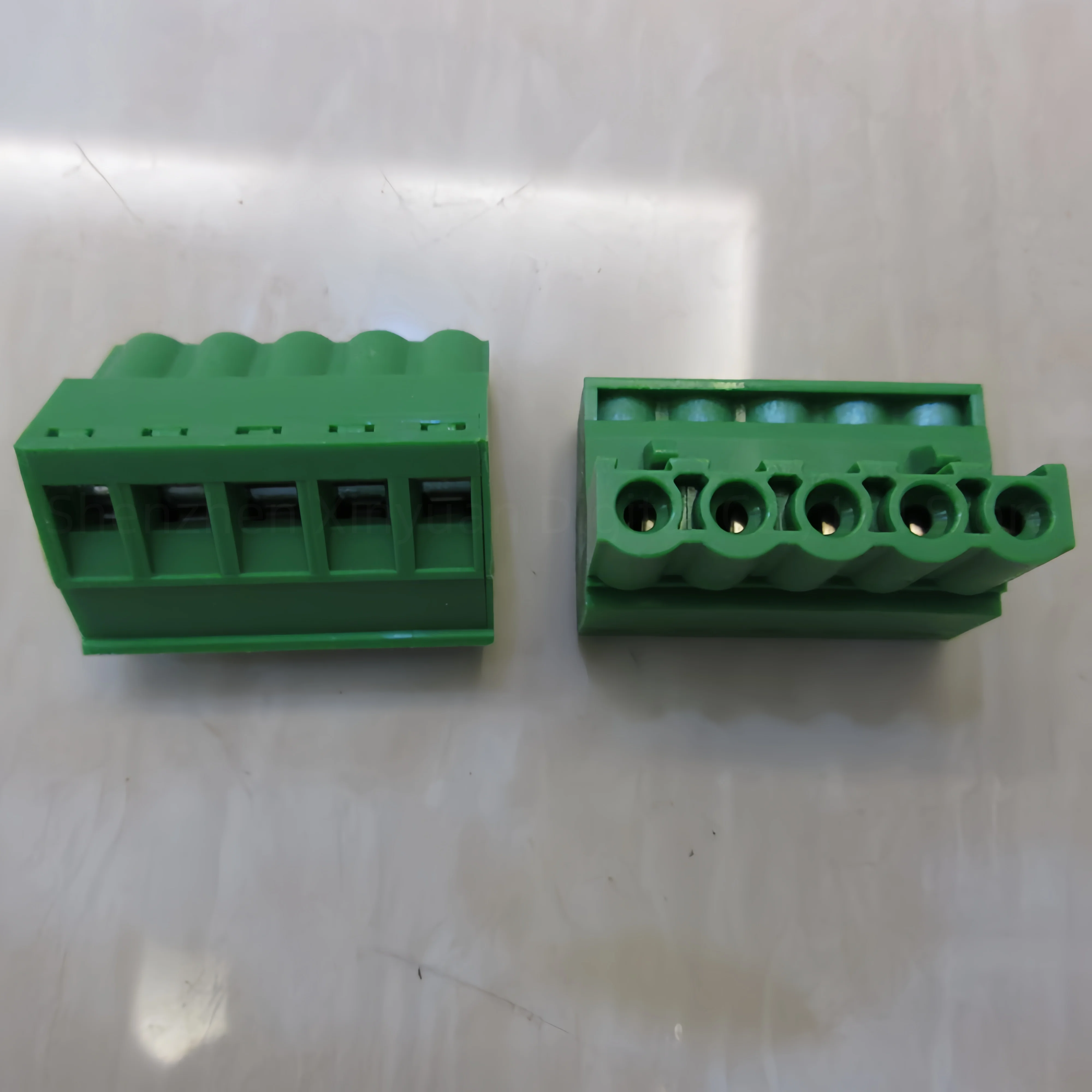 KF2EDGK 5.08mm Green PCB Terminal Block Plug-in Connector Bent Pin Socket Electronic Component