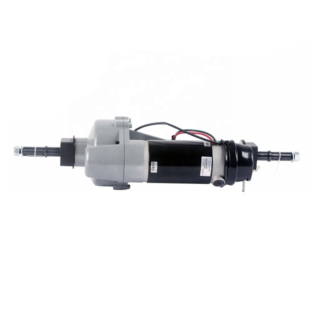 24V400W DC drive axle motor cleaning car washing machine dust trolley differential rear  with electromagnetic brake