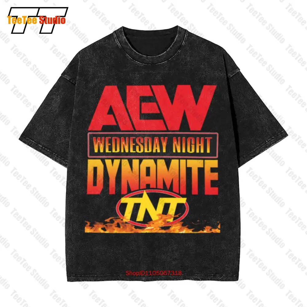 Aew Wednesday Night Dynamite Tnt Vintage Oversized T-Shirt Nzzf