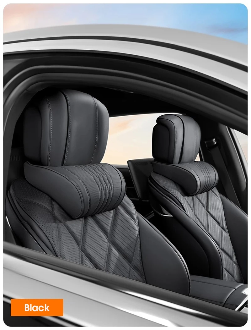 TazerApex Auto-Kopfstütze Universelles Reisekissen 3D Nackenkissen Nackenschutz Weiches Flauschiges Komfortables Nackenkissen Auto-Zubehör – Detail 14