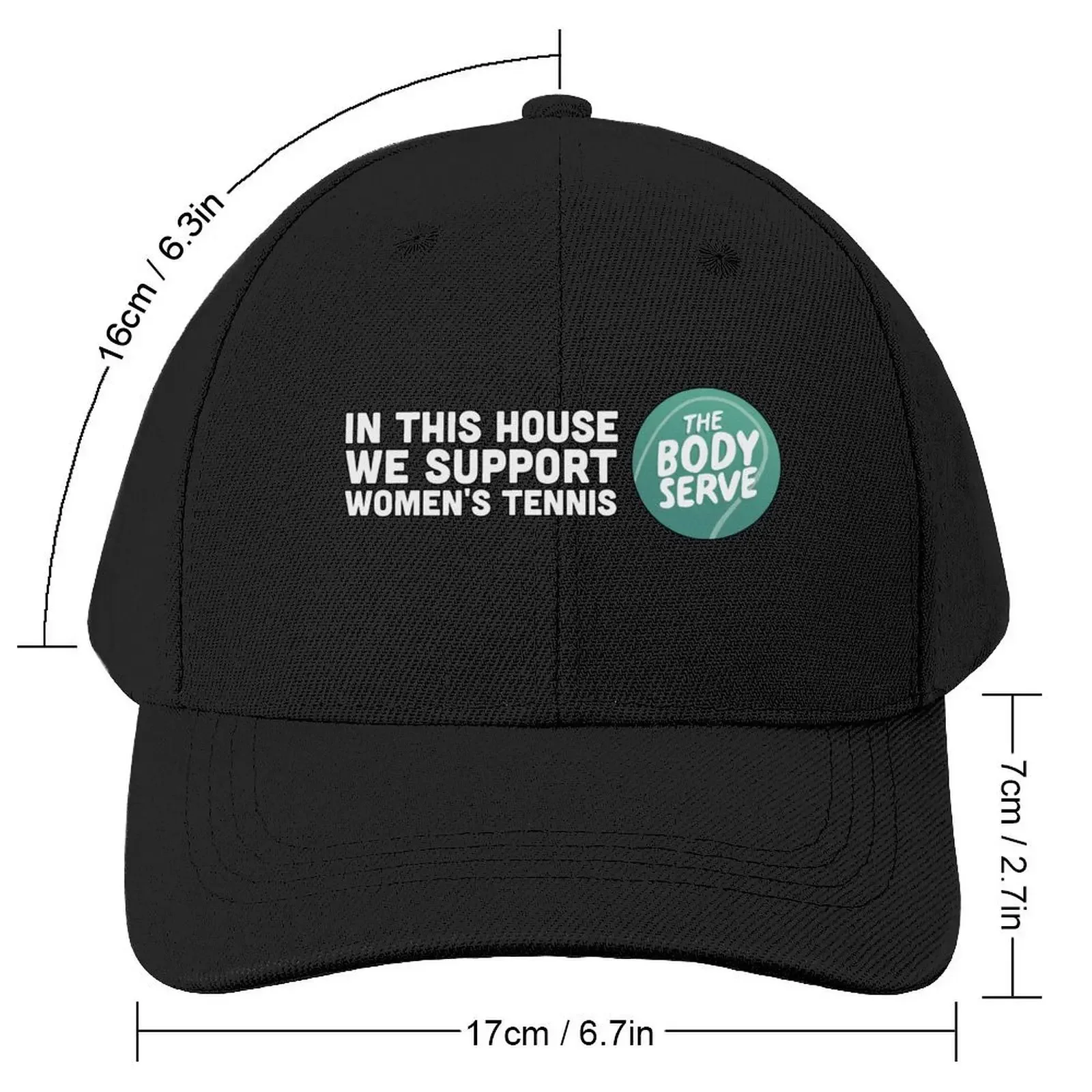 The Body Serve Tennis Podcast Baseball Cap birthday Luxury Brand For Women Men's