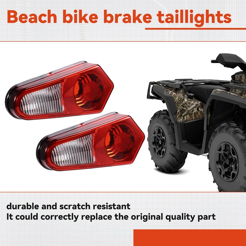 

Для Polaris Sportsman 500-800 2005-2013 пара светодиодных стоп-сигналов для квадроциклов