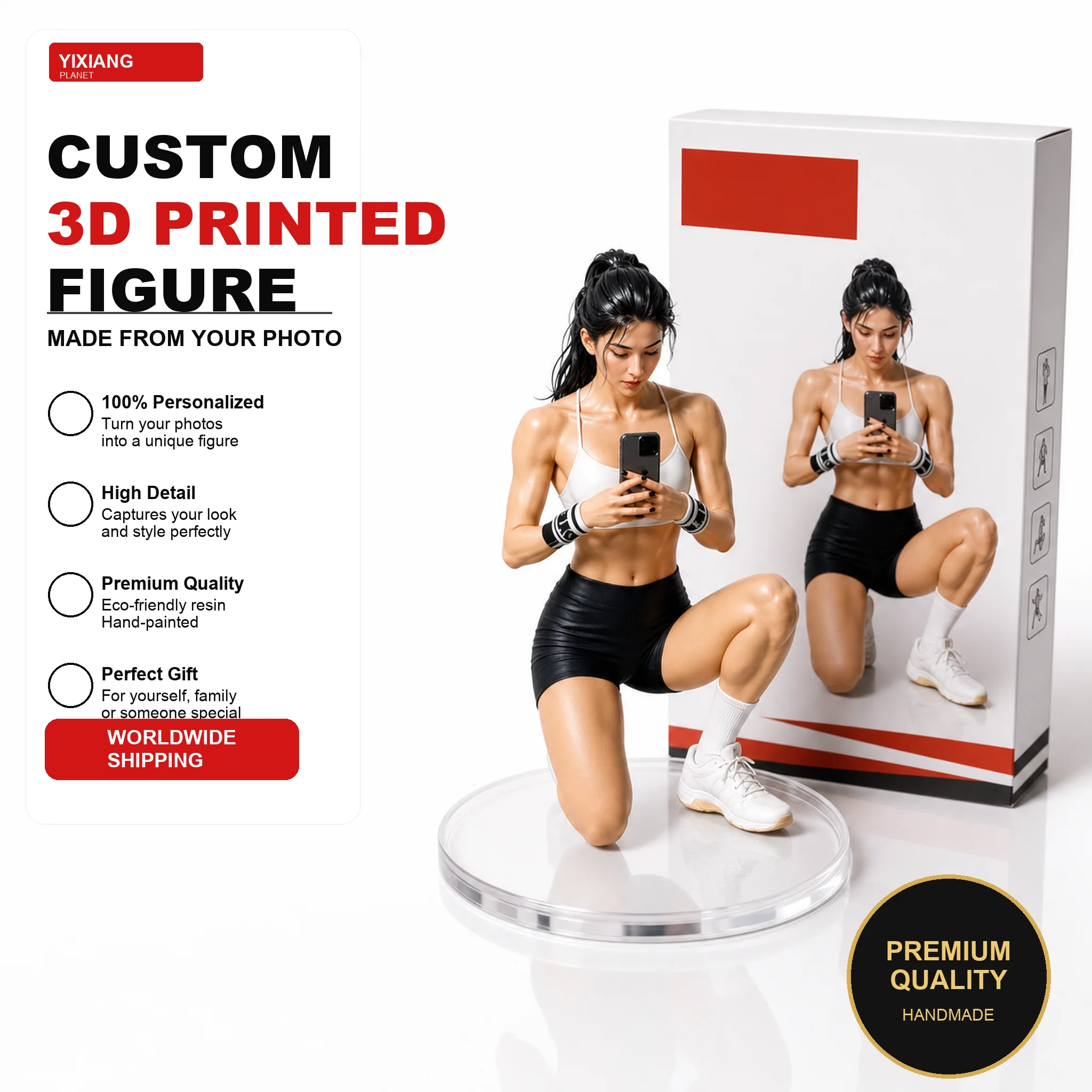 Custom Order for Guitar Character Figure Personalized 3D Printed Unpainted Resin Statue 15cm 20cm