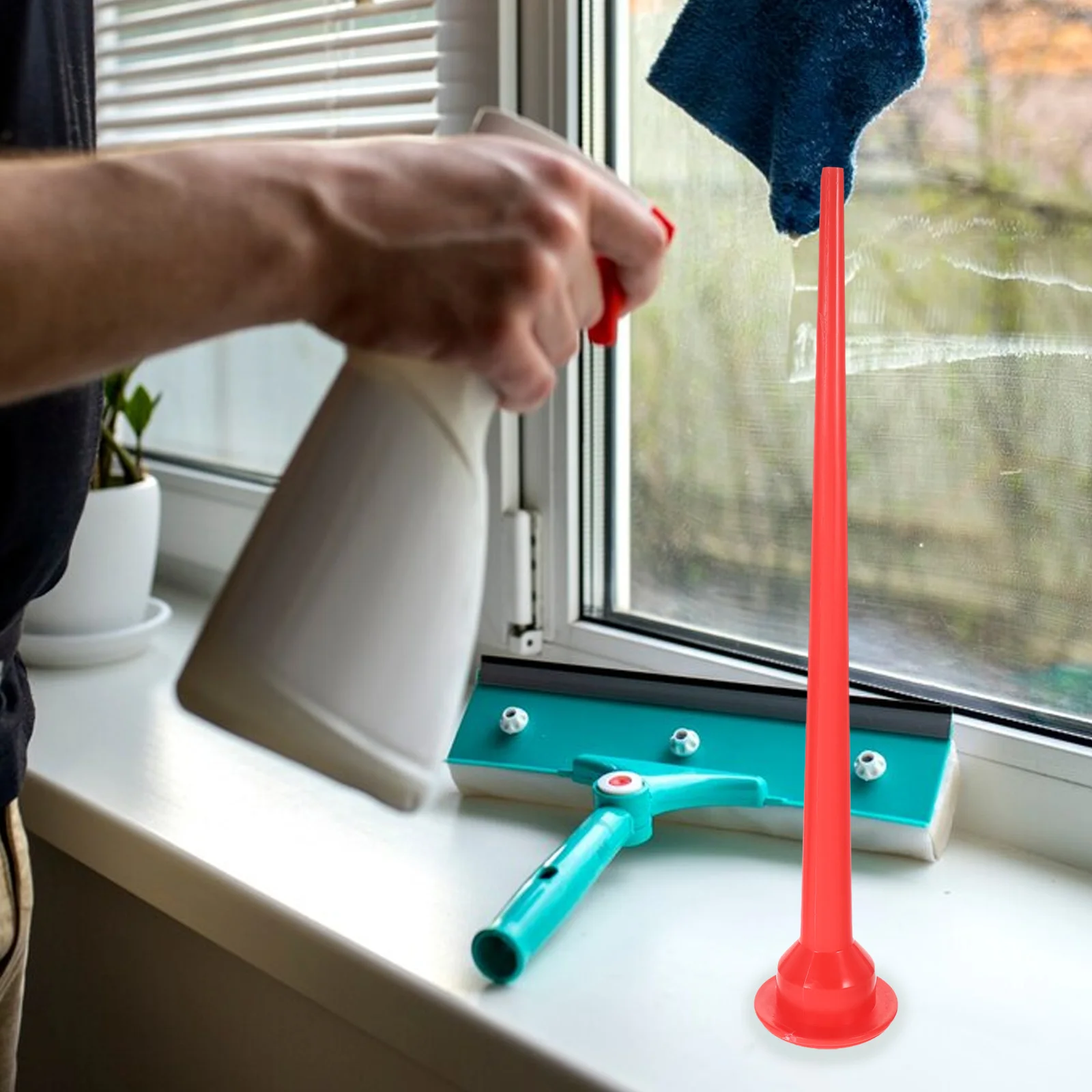 

30Cm White Long Caulking Nozzle Tips Plastic Caulking Extender Reusable Glue Nozzle Caulk Tool Applicator For Structural