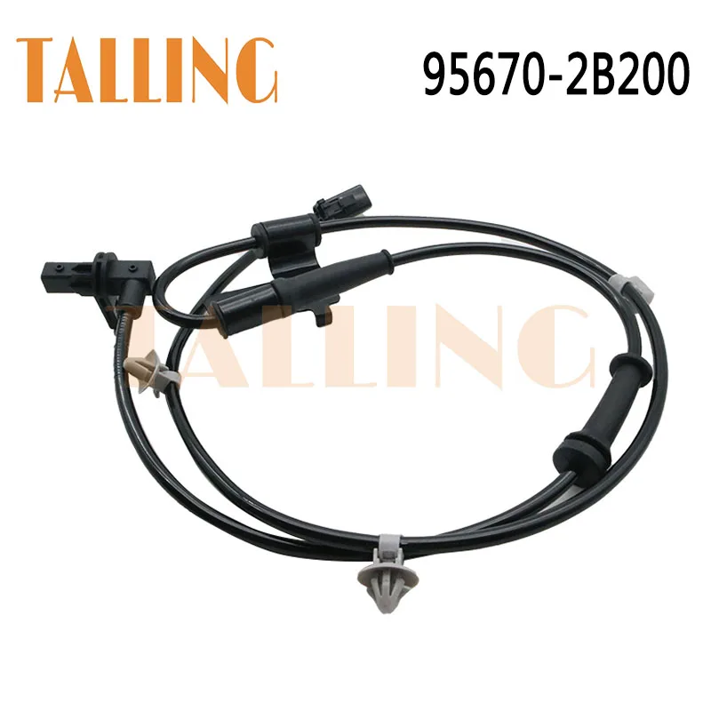 95670-2B200 Sensore di velocità della ruota ABS anteriore sinistro per Hyundai Santa Fe II 2009 2010 2011 2012 (CM) 2.0L 2.4L Nuovo 956702 B200