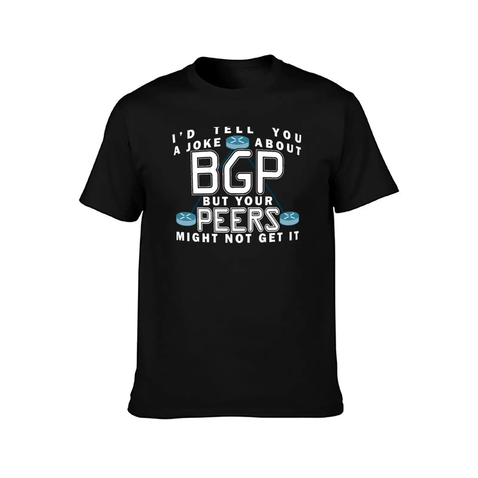 BGP Joke Network Joke T-Shirt cheap stuff oversizeds plus size clothes tees big and tall t shirts for men