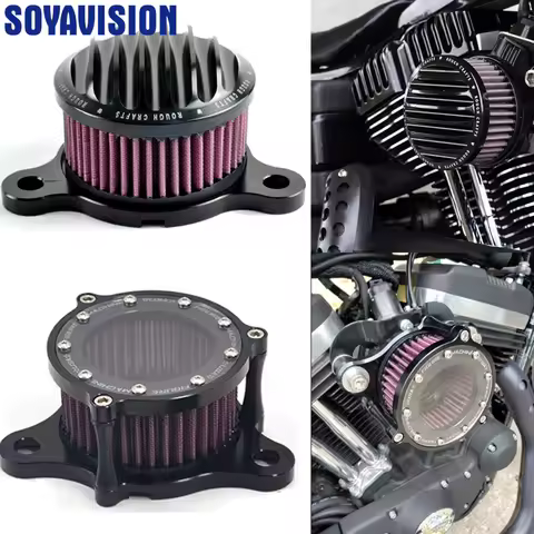 Air Cleaner Intake Filter System Kit For Harley Sportster XL883 XL1200 Iron 883 Seventy Two 1991-2023 Motorcycle Air Filter CNC