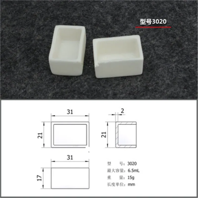 2-pcs-lote-65ml-3020-al2o3-analise-termica-cadinho-em-forma-de-retangulo-cadinho-de-alumina-para-instrumento-de-analise-termica