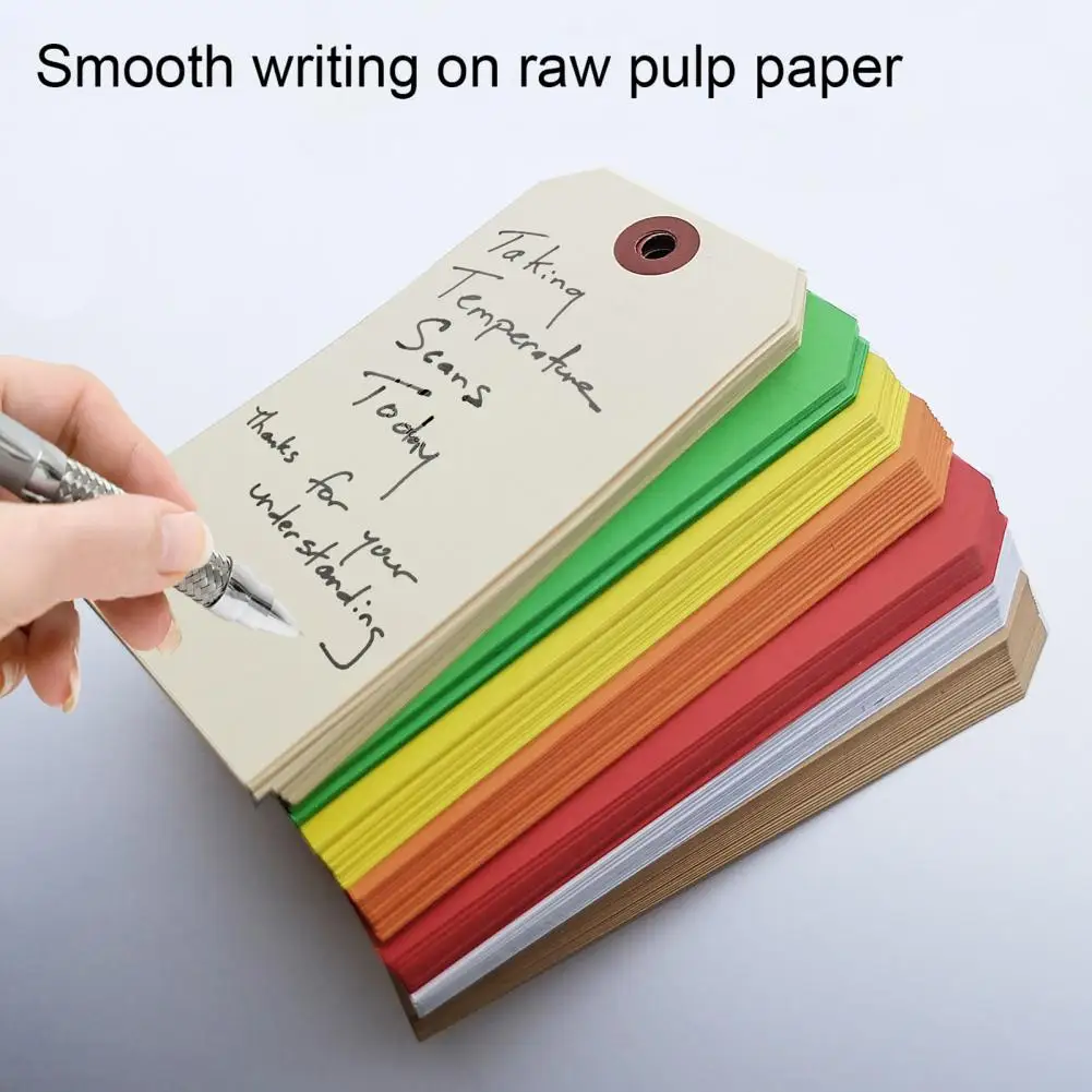 Shipping Label Tags Wine Bottle Tags 100pcs Blank Shipping Tags with Wire Hang Multi-purpose Inventory Labels Food for Labeling