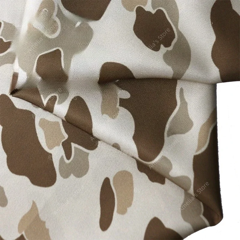 Duck Hunter Camouflage Gabardine Fabric Plain Weave Printed Breathable Material for Uniforms Jackets Pants Hunting Clothing