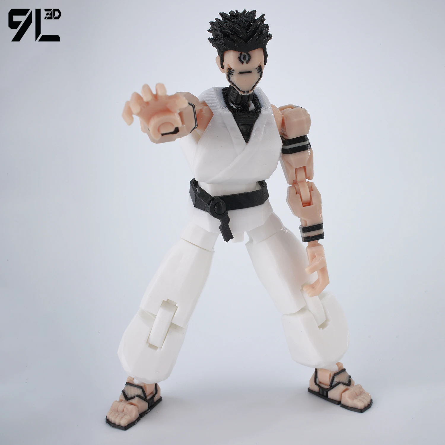 Figurine factice Titan13 multi-articulée 9L3D, Jujutsu Kaisen, échelle à collectionner, armes détachables, décor anti-Stress