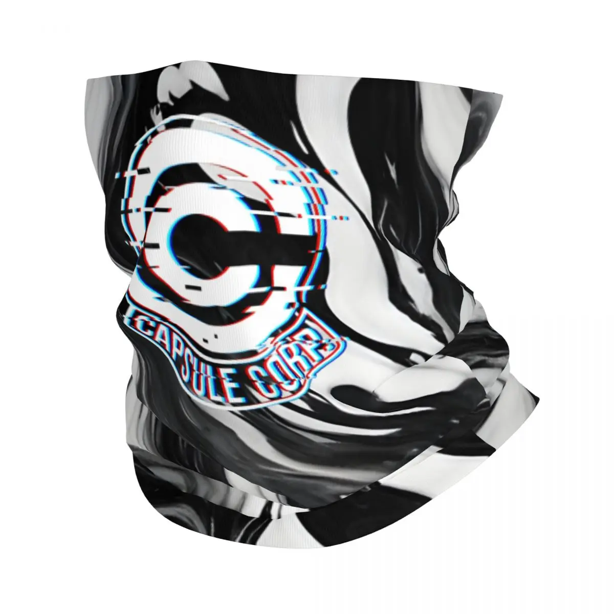 Glitch In The Capsule Corp Bandana Neck Gaiter Motorcycle Club Capsule Corp Wrap Scarf Multi-use Cycling Riding Unisex Adult