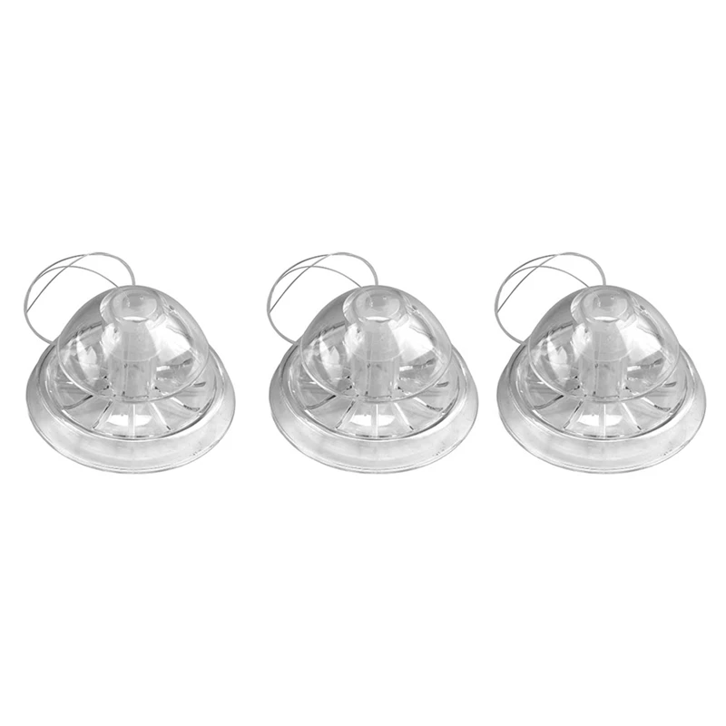 Promotion! 3X Snail Trap For Fish Tank,Aquarium Fish Plant Tank Plastic Clear Snail Trap Aquarium Fish Tank Planarian Leech Catc