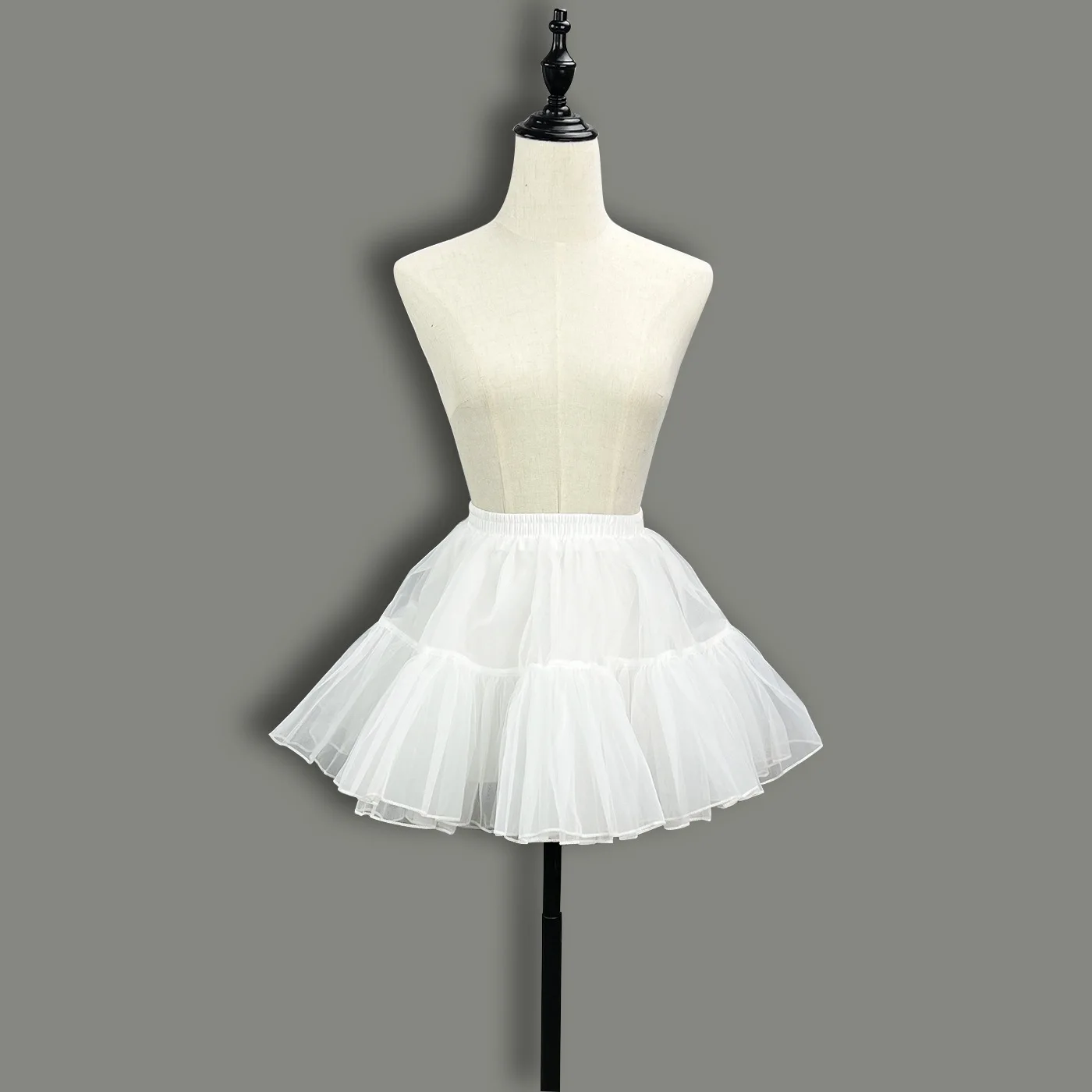 

White Crinoline Girl Lolita Skirt Underskirt Big Hem Puffy Dress Accessories Sweet 36cm 40cm Cosplay Costume Tulle Petticoat