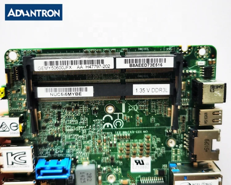 GEMY50600JFX AA H47797-202 B8AEED73E516 NUC5i5MYBE Nuc5i5 Industrial Motherboard CPU Board CPU Module Main Board  Stock