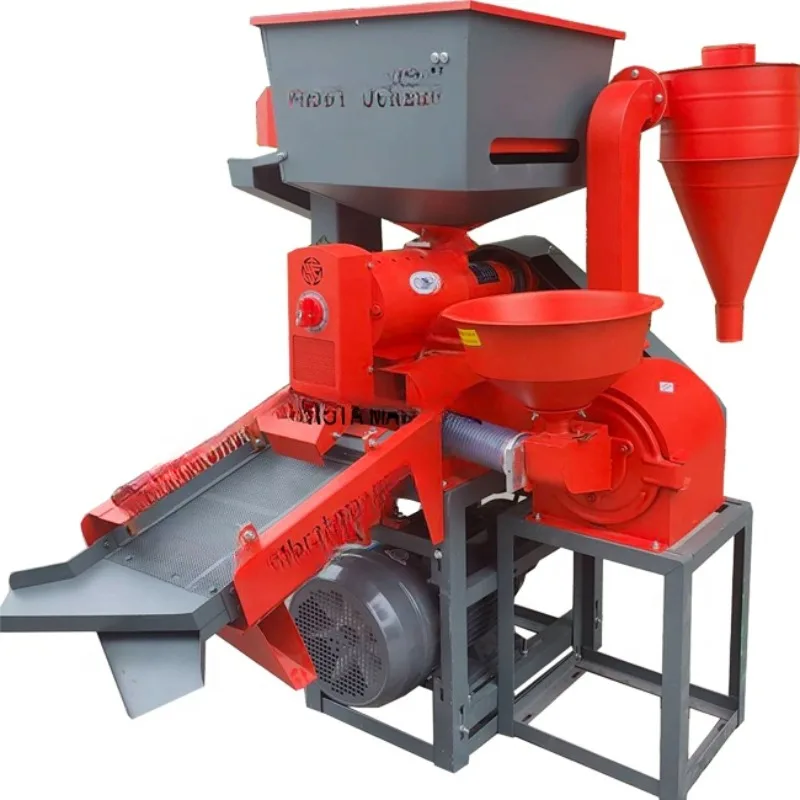 11KW 700-1500KG combined rice mill machine with elevator  for commercial use