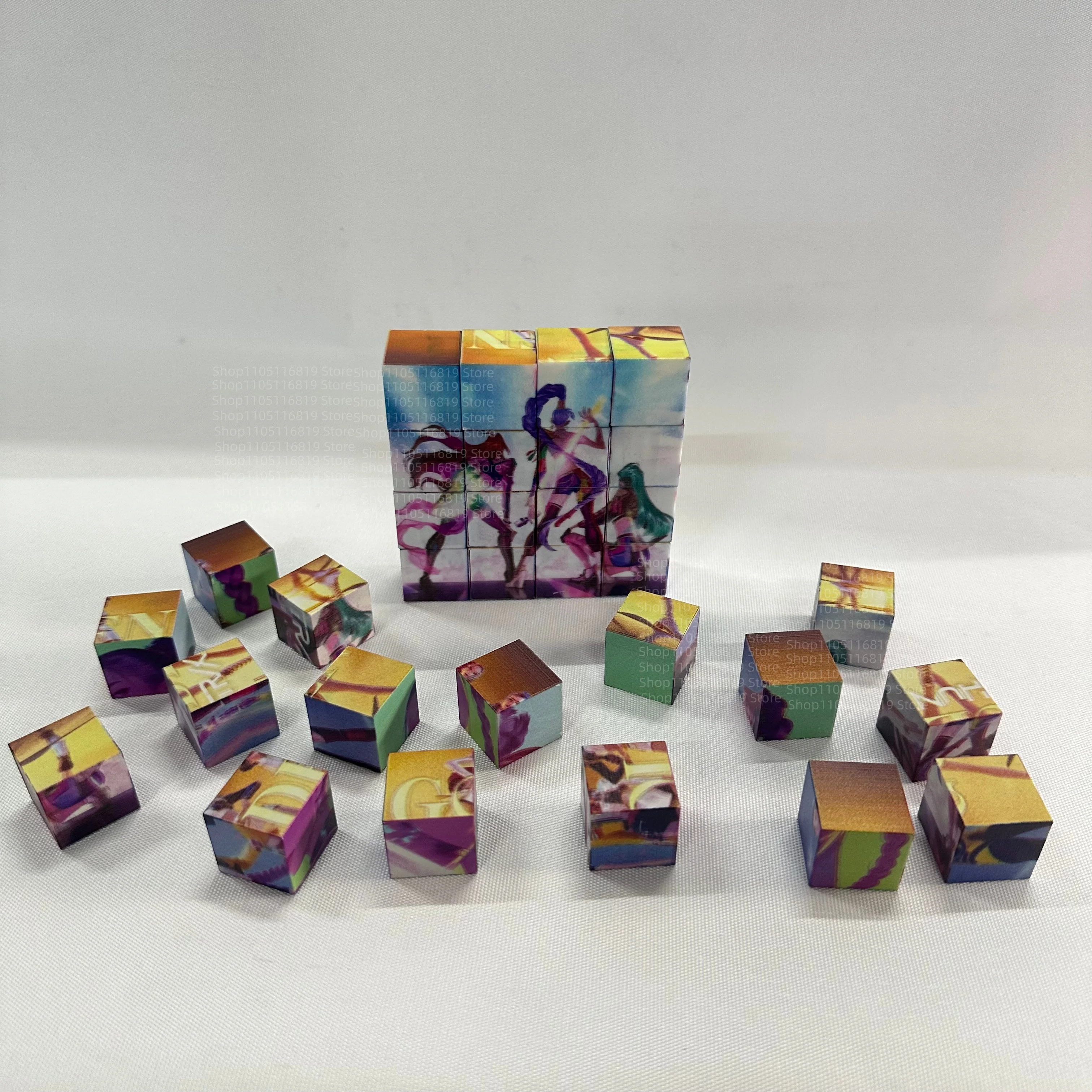 Kpop شيطان الصيادين بازل قطع اللبنات شخصيات رومي زوي ميرا لوحة مغناطيسية لعبة ألعاب تعليمية هدايا عيد الميلاد