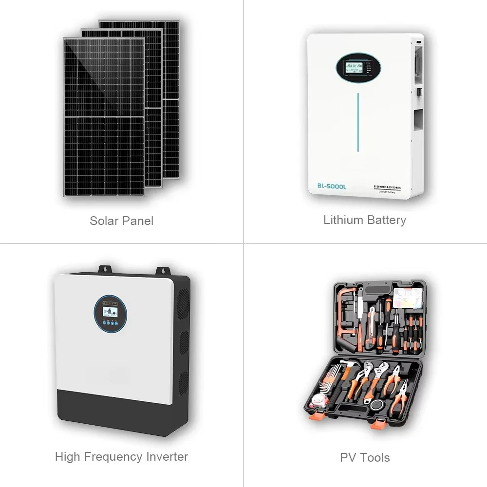 SNADI 5KW Solar Kit Complete off Grid System 12KW Solar System Set Split Phase 120/240 8KW Set for Home 10KW