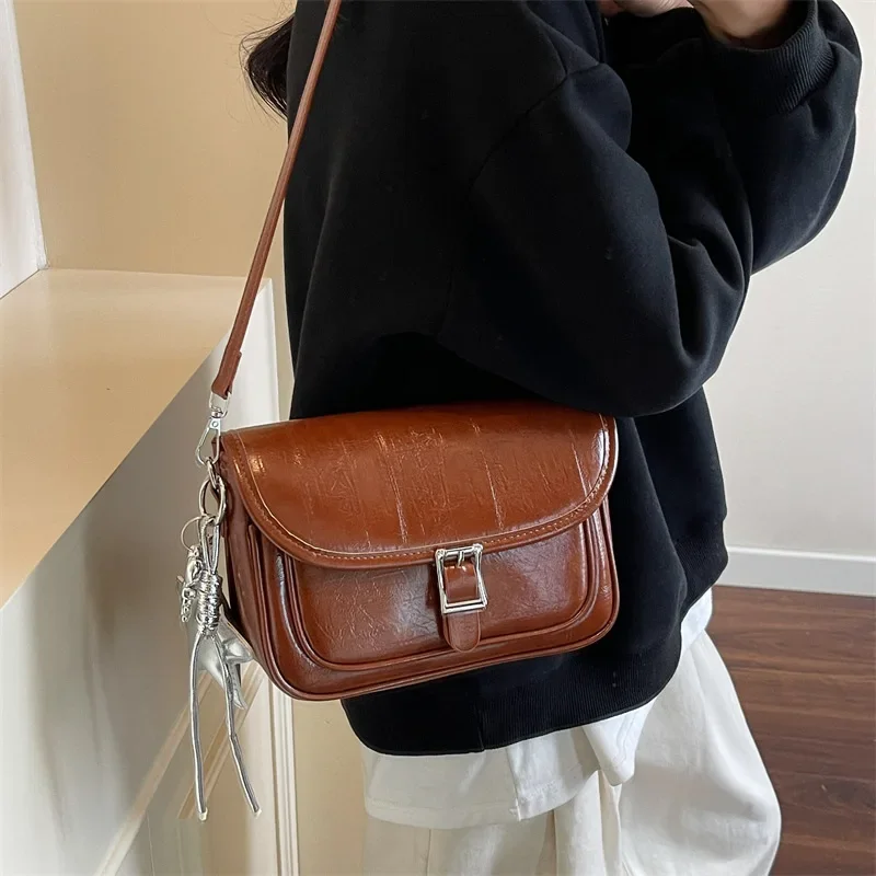 

2025 Minimalist Messenger Crossbody Bag for Women Minimalist Shoulder Handheld Purse Fashionable Handbag
