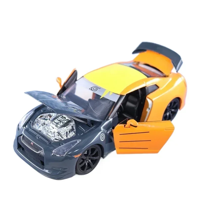 

Jada 1:24 2009, Nissan GT-R, высокая имитация литья под давлением автомобиля, модель автомобиля из металлического сплава, коллекция детских игрушек, подарки