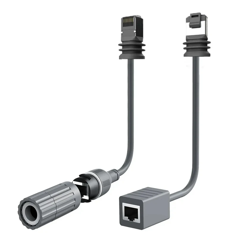 Abgz-Voor Starlink Rechthoekige Satelliet Gen3 V3 Vervangende Kabeladapter Voor Starlink Kabel Rj45 Ethernet Vrouwelijke Connector