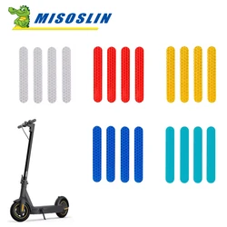 4pcs/set New Front Rear Wheel Cover Eflective Sticker for Ninebot Max G30 Electric Scooter Warning Dustproof Reflective Sticker