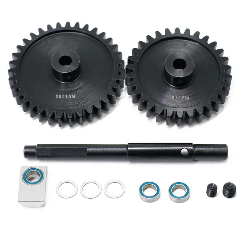 

AINY-CNC 45 HD Steel 1.5Mod 30T 35T Pinion Gear Spur Gear Set For 1/5 Traxxas X-Maxx XMAXX RC Car Spare Parts Accessories