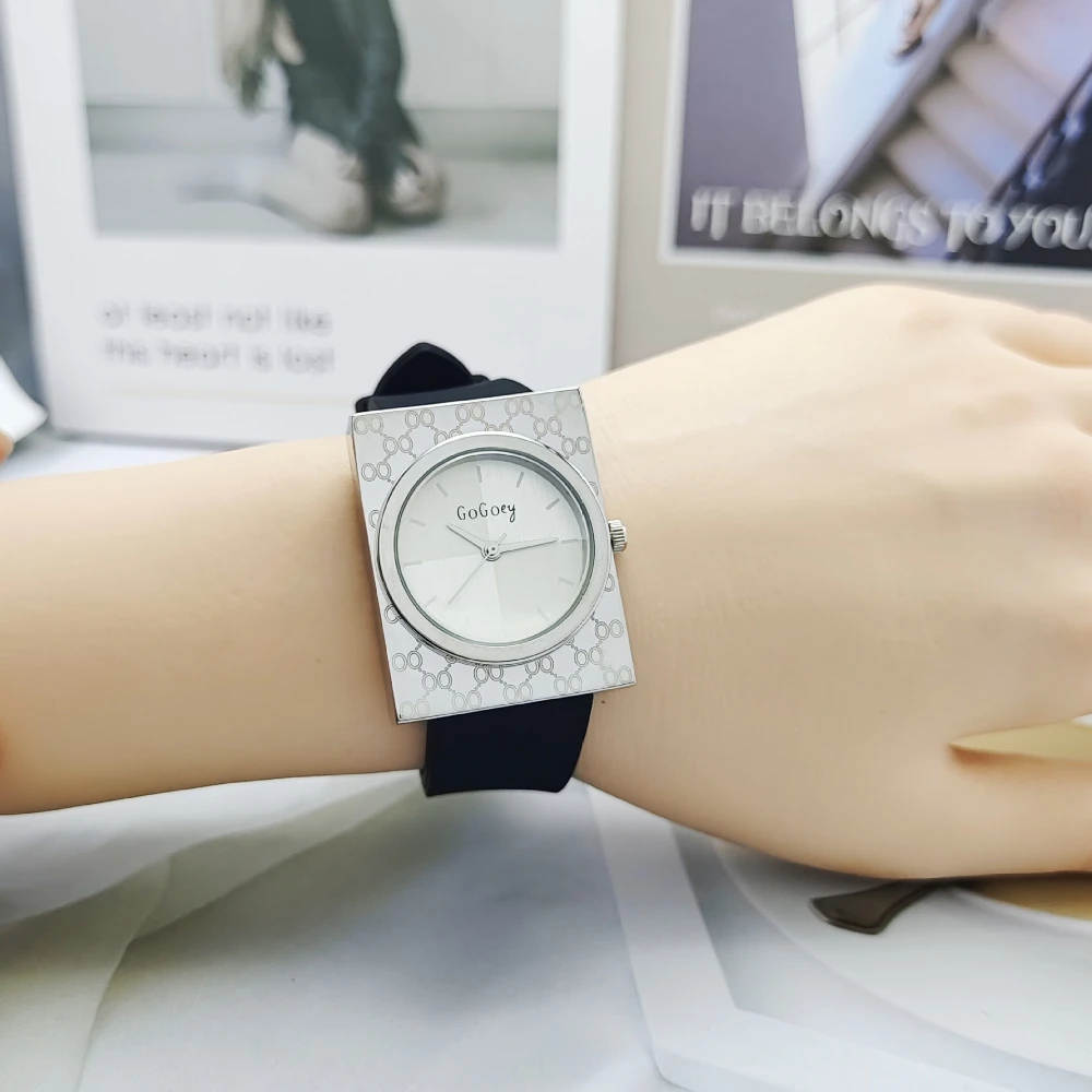 Women Watch Fashion Rectangular Dial Quartz Watch Luxury Gifts Leather Strap Ladies Wristwatches