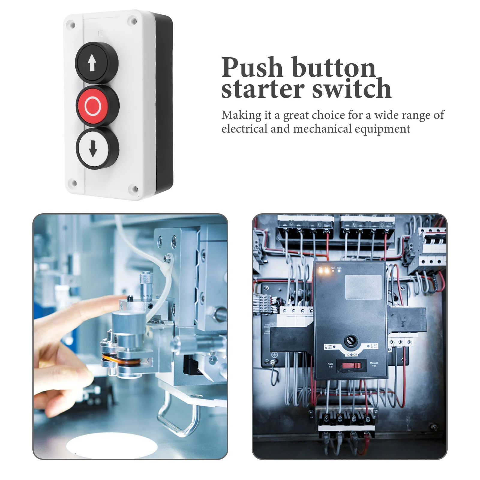 Push-button Box Self Recovery Switch Station Momentary Weatherproof Emergency Stop Buttons