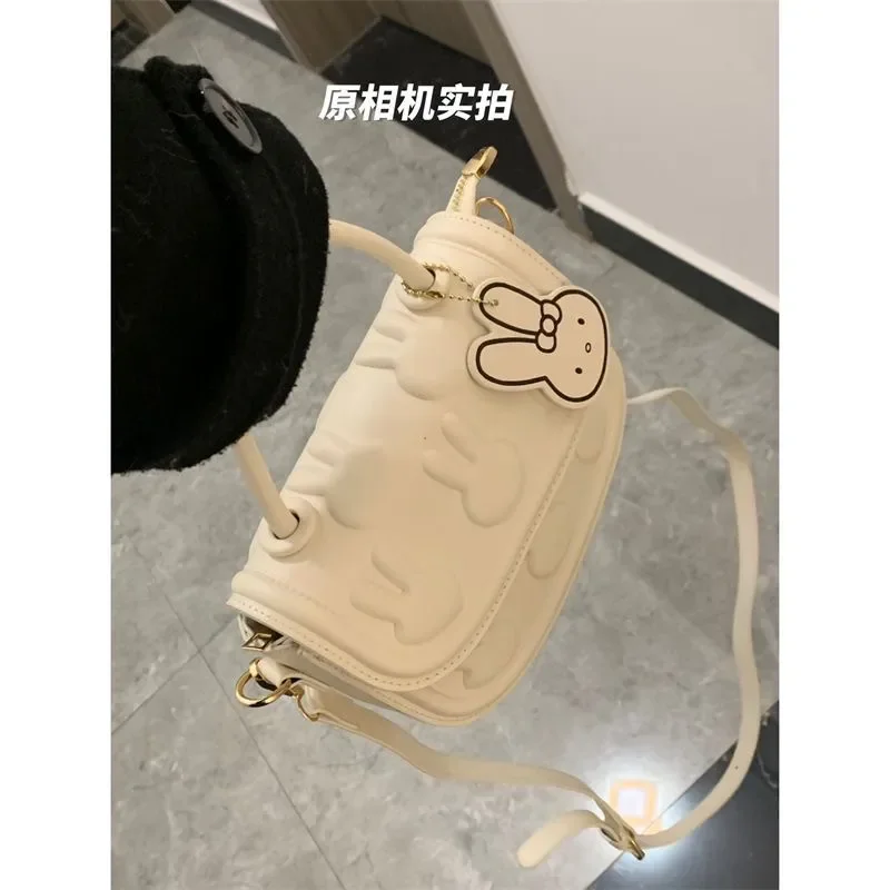 Fashion Saddle Small Crossbody Bags For Women 2024 Trend Designer Underarm Shoulder Bags PU Leather Ladies Handbags And Purses