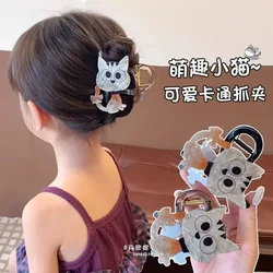New Cute Cat Hair Claw Clip Girls Updo Barrettes Kids Women Clip Claw Clamp Headwear Girls Kids Hair Accessories